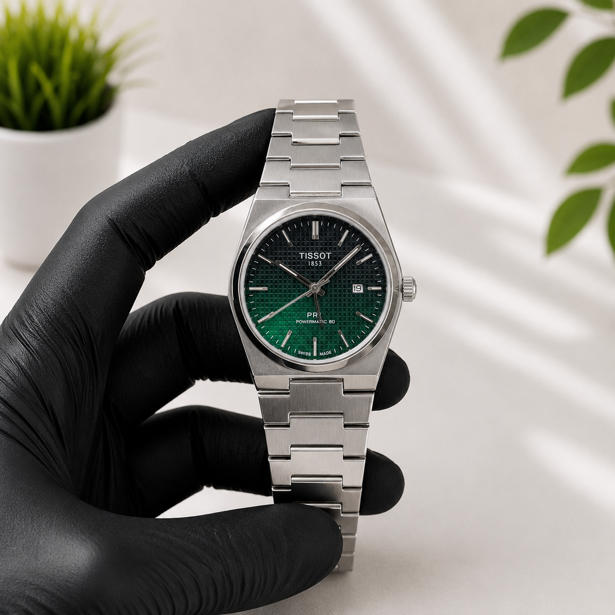 Premium Automatic Stainless Steel Luxury Green-Tiffany & Blue Dial Watches