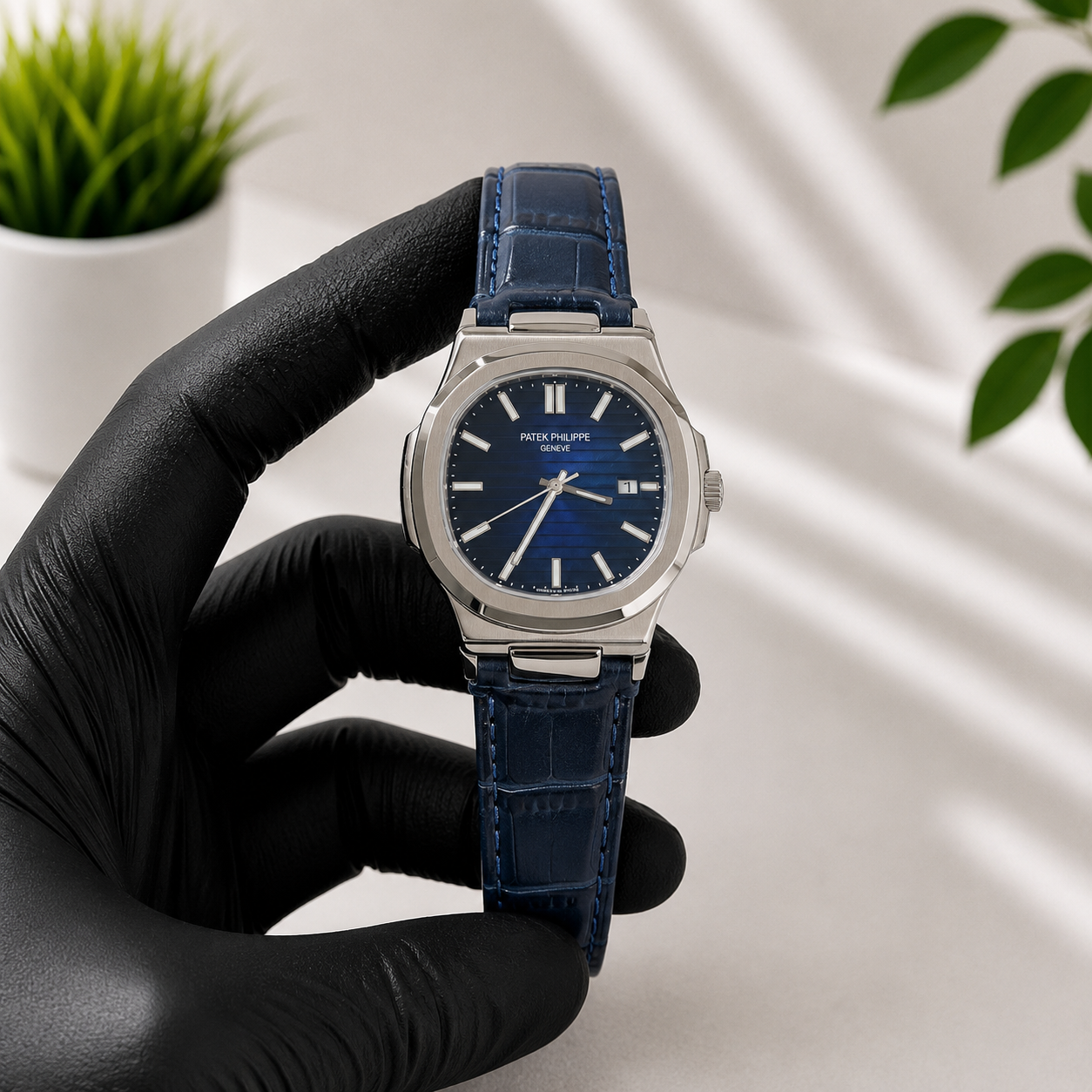 Luxury Square Leather Strap Watch | Premium Quartz Dress Watch | AK Watches