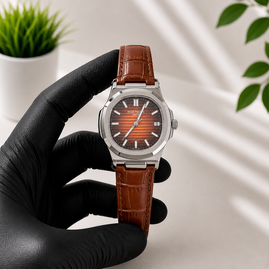 Luxury Square Leather Strap Watch | Premium Quartz Dress Watch | AK Watches