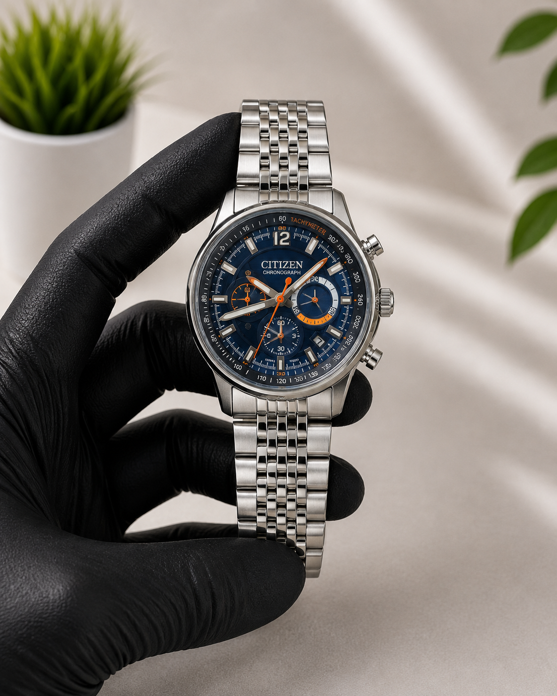 Premuim Stainless Steel Chronograph Watch-3 Variants