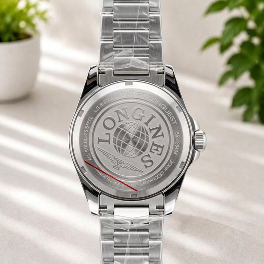 Luxury Silver Automatic White Dial Watch | Premium Stainless Steel | AK Watches