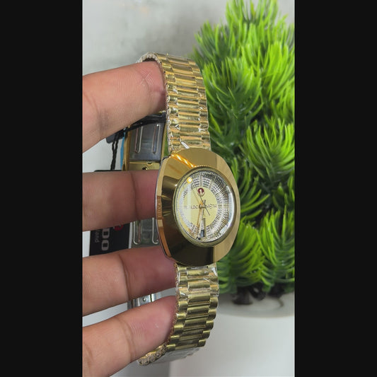 Premium Gold Diamond Dial Watch for Men | AK Watches